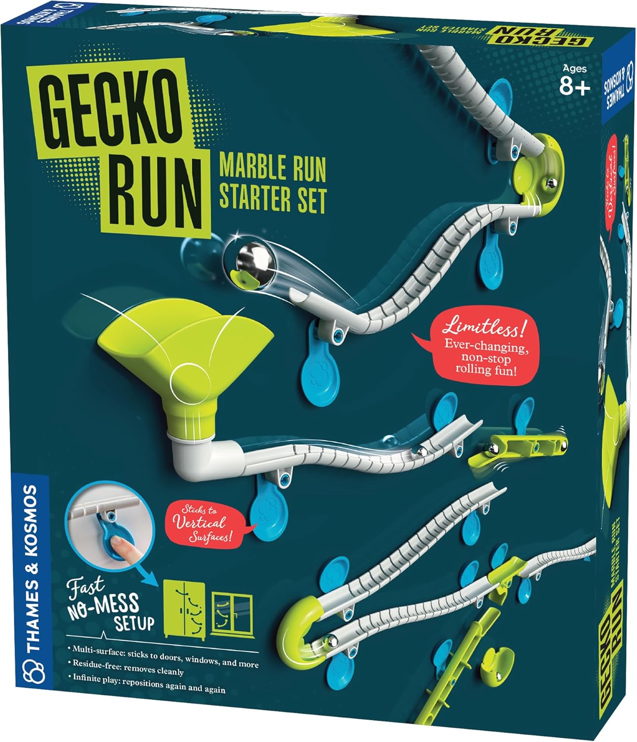 Set inicial Gecko Run – Pista de Canicas Vertical de Thames & Kosmos